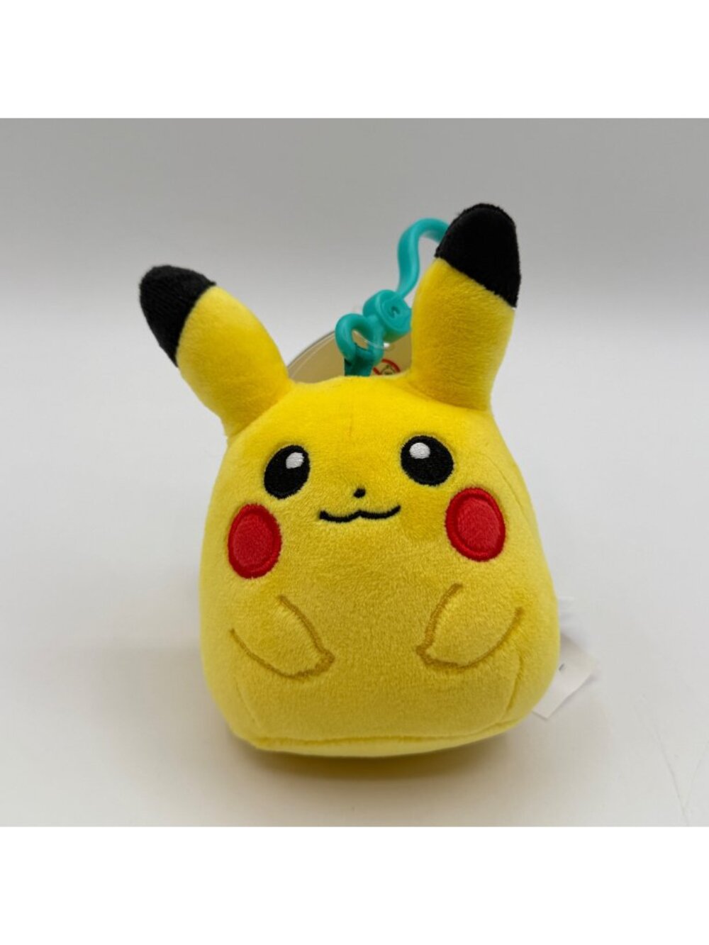 Original Squishmallows Jazwares Pokemon Pikachu Stuffed Plush Clip On w/ Tag